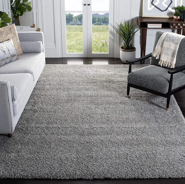 Solid_Silver_4x6_Feet_Woolen_Shaggy_Carpet_?_Soft_&_Plush_Area_Rug