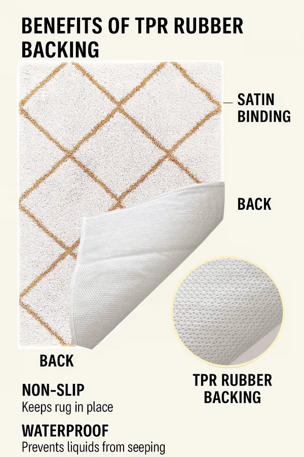 Ivory_5x7_Feet_Microfiber_Shaggy_Carpet_Area_Rug