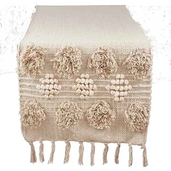 Hand-Made_Organic_Ivory_Cotton_Multipurpose_Table_Runner_&_Dining_Table_Linen