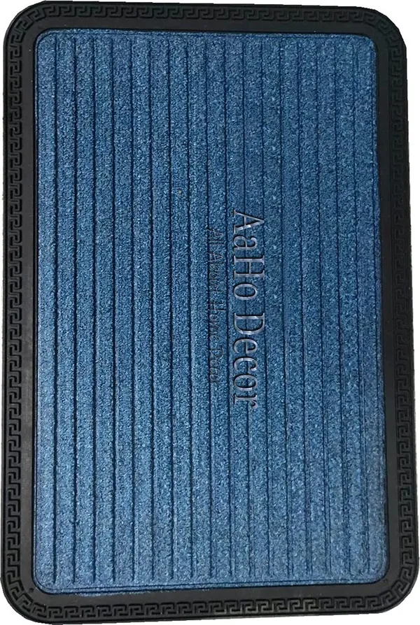 Pack_of_2_Micro_Fiber_Rubber_Moulded_Doormats_Entrances_Driver_Foot_Mat_Blue