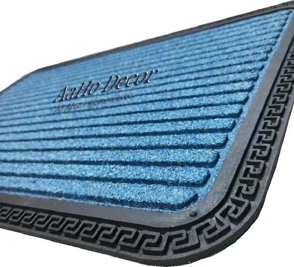 Pack_of_2_Micro_Fiber_Rubber_Moulded_Doormats_Entrances_Driver_Foot_Mat_Blue