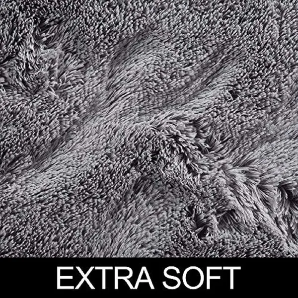 Polyester_Round_Circle_Plain_Fluffy_Shaggy_Grey_Throw_Rug_with_2_Inches_Piles_Height