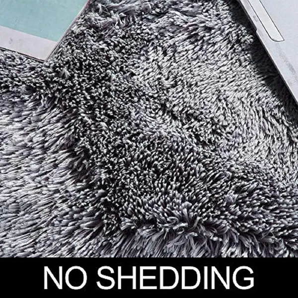 Polyester_Round_Circle_Plain_Fluffy_Shaggy_Grey_Throw_Rug_with_2_Inches_Piles_Height