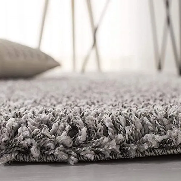 Round_Rug_Carpet_for_Bedroom,Fluffy_Circle_Rug_for_Kids_Room,Shaggy_Throw_Rug_for_Nursery_Room,_Silver-_Plain_2inch_Piles_Hight