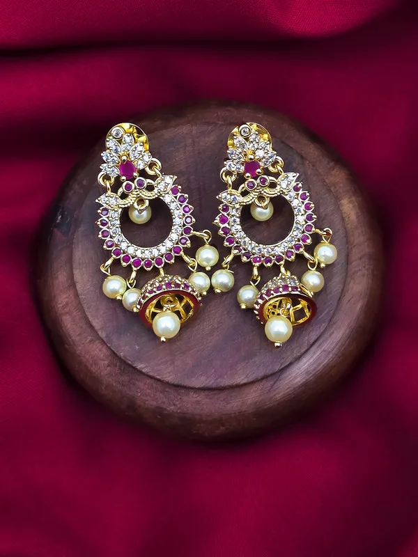 Kundan_Pearl_Drop_Earrings_Set