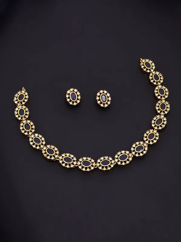 Gold_Blue_Stone_Necklace_Set