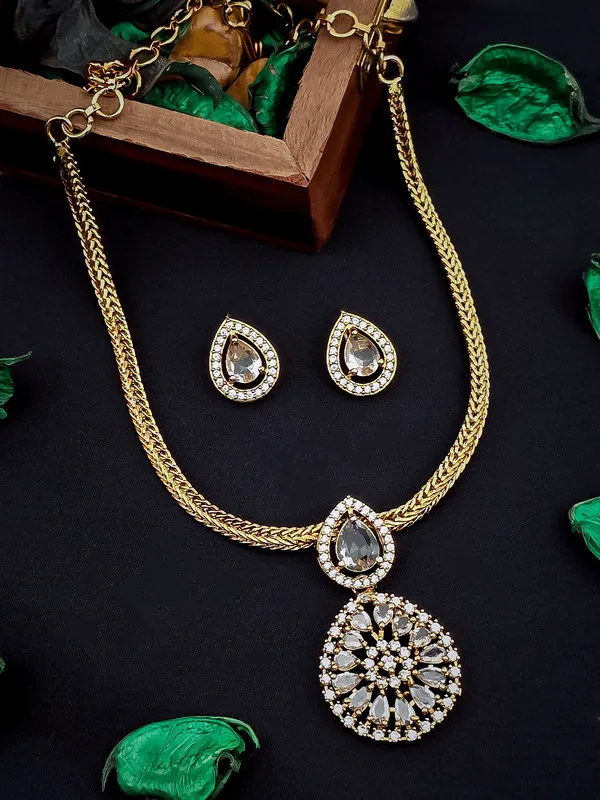 Gold_Plated_Necklace_with_Earrings