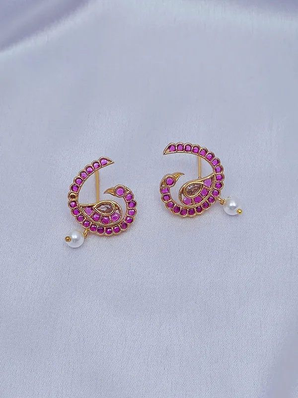 Gold_Plated_Pink_Purple_Necklace_Set