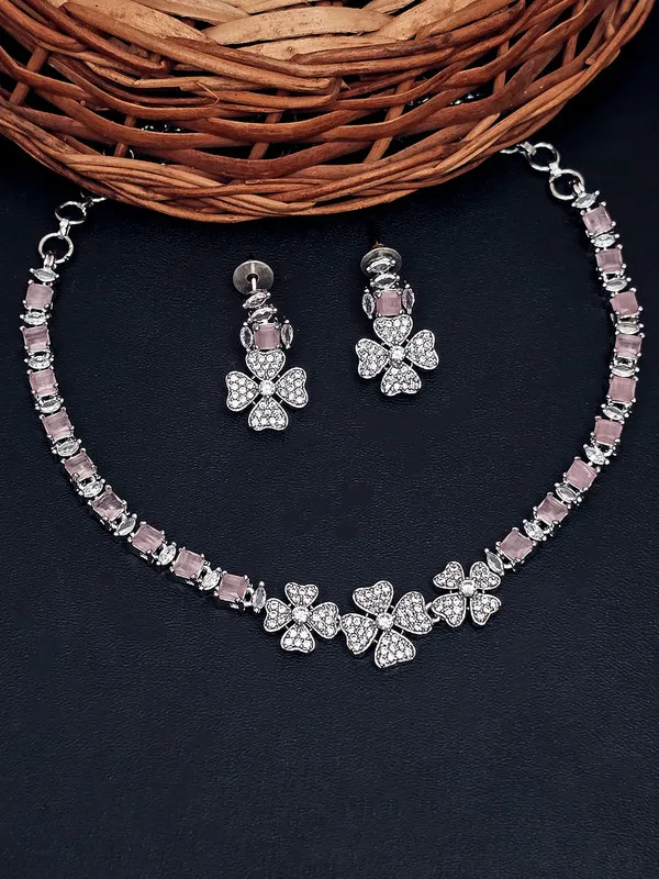 Pink_Stone_Butterfly_Jewelry_Set