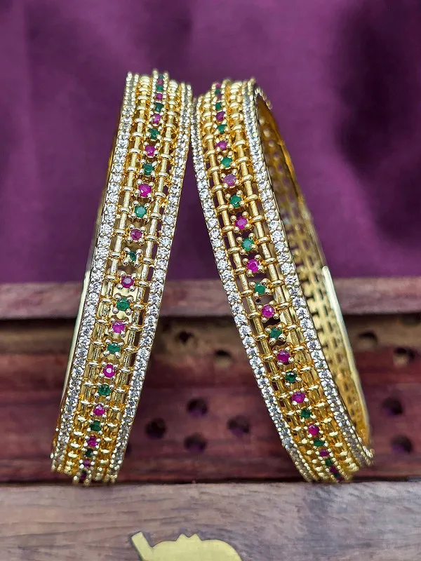 Gold-Toned_Gemstone_Bangle_Set