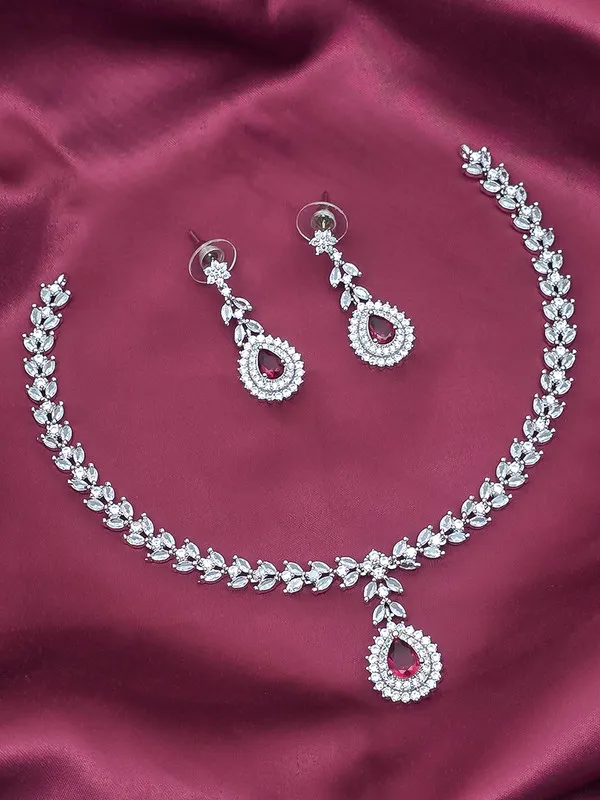 Crystal_Teardrop_Necklace_and_Earrings_Set