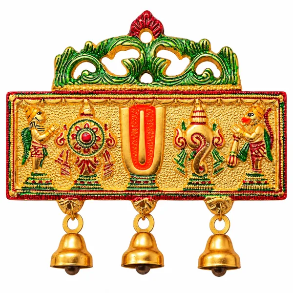 DreamKraft_Metal_Tirupati_Balaji_Symbol_Wall_Hanging,_Multicolour