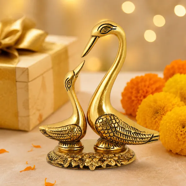 Pair_Of_Kissing_Duck_Showpiece_-_13_CM_for_Home_Decor,_Valuable_collectible,_Handcrafted_Home_Decorative,Great_Gifts,Feng_Sui_gifts