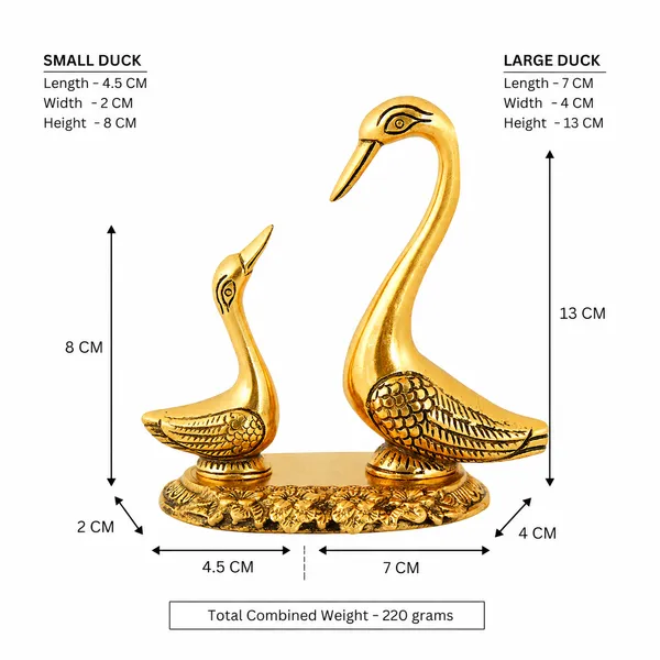 Pair_Of_Kissing_Duck_Showpiece_-_13_CM_for_Home_Decor,_Valuable_collectible,_Handcrafted_Home_Decorative,Great_Gifts,Feng_Sui_gifts