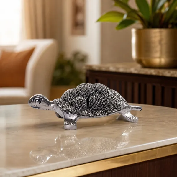 DreamKraft_Metal_Tortoise_Showpiece,_Silver