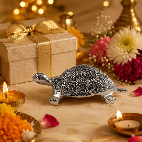 DreamKraft_Metal_Tortoise_Showpiece,_Silver