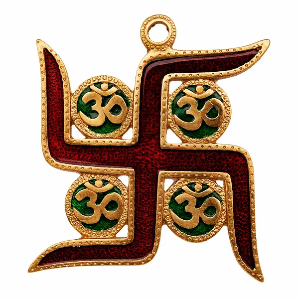 DreamKraft_Metal_Swastik_Om_Wall_Hanging,_Multicolour