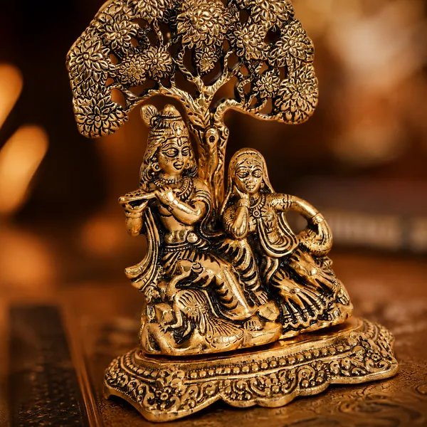 Metal_Gold_Plated_with_Antique_Finish_Radha_Krishna_Idol_Showpiece-_Golden,_Standard