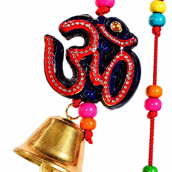 DreamKraft_OM_Door_Hanging_Wind_Chime_with_Bells,_Multicolour