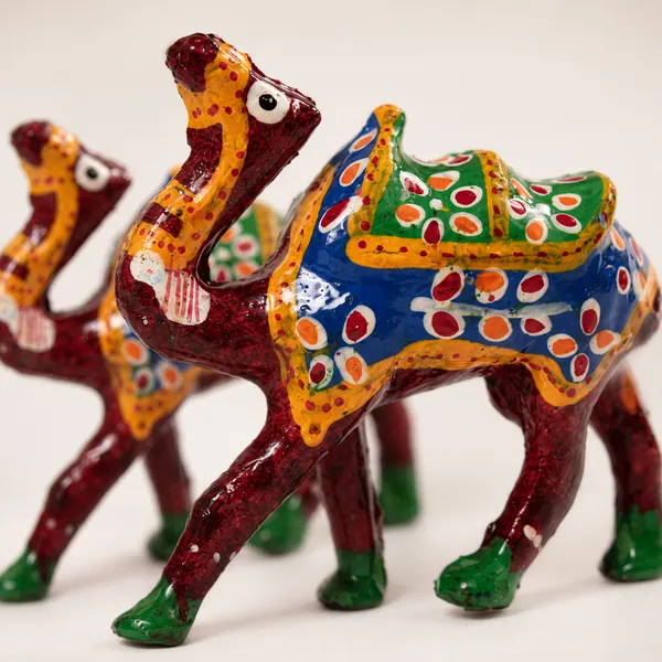 Paper_Mache_Handcrafted_Set_of_3_Camel_Showpiece_for_Home_Decor_and_Gift_Purpose-Red