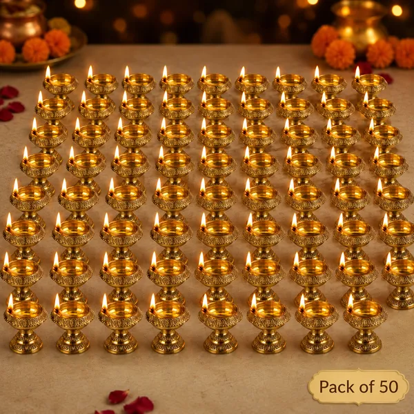 Brass_Finish_Metal_Diya_Pack_of_2_for_Pooja_Room_Aarti_and_Diwali_Decor_7.5_cm