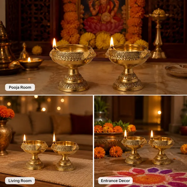 Brass_Finish_Metal_Diya_Pack_of_2_for_Pooja_Room_Aarti_and_Diwali_Decor_7.5_cm
