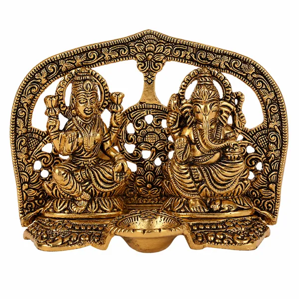 Metal_Laxmi_Ganesh_with_Deepak_for_Home_Dv??cor