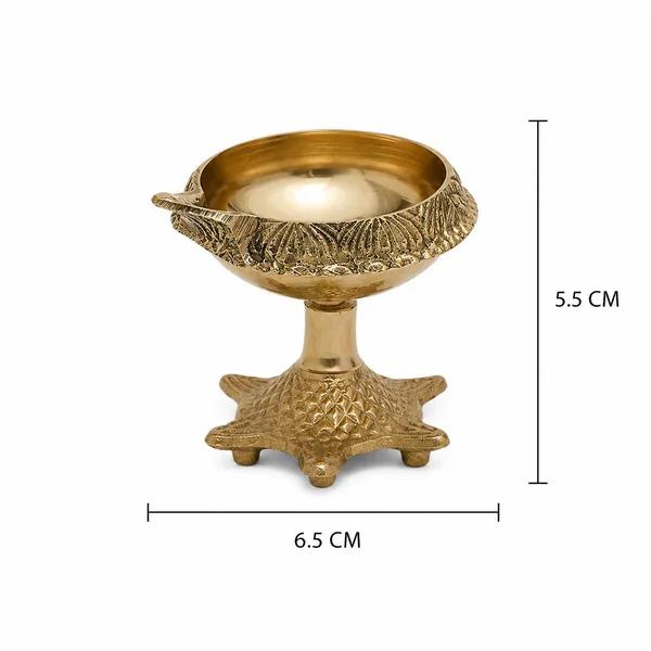Brass_Handmade_Engraved_Design_Kuber_Diya_(Oil_Lamp)_with_Turtle_Base_for_Puja_Home_Dv???vO?cor_(Set_of_2)