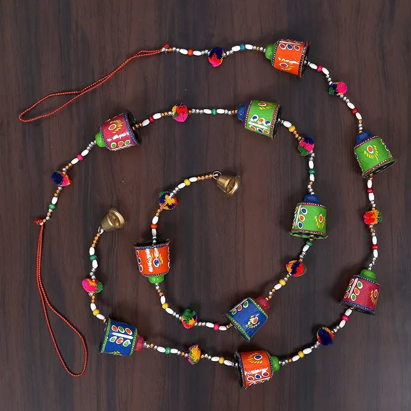 _Paper_Mache_Decorative_Bell_Hangings_(109_cm,_Multicolor)