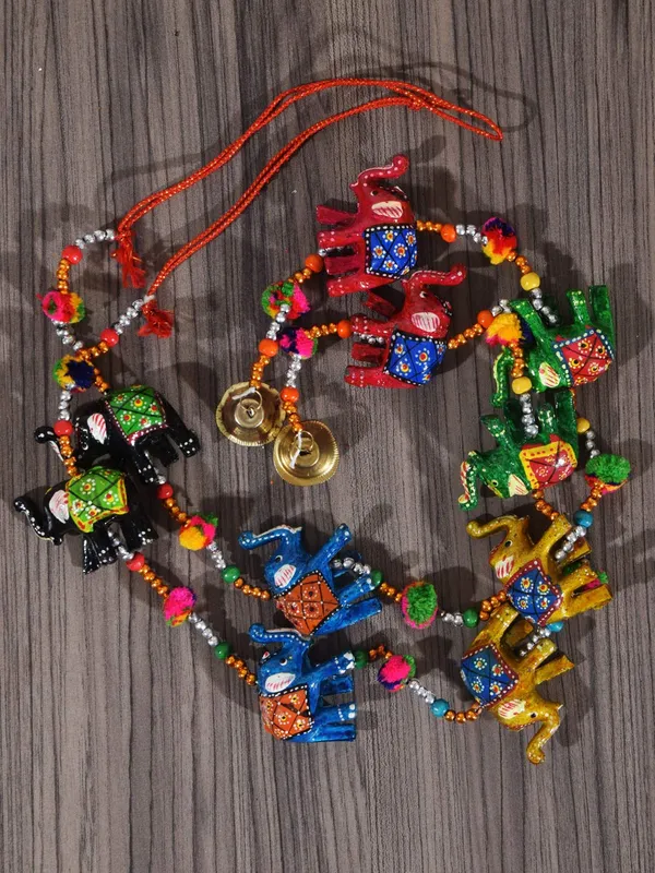 Paper_Mache_Door_Hanging_(96_cm,_Multicolour)_-Set_of_4