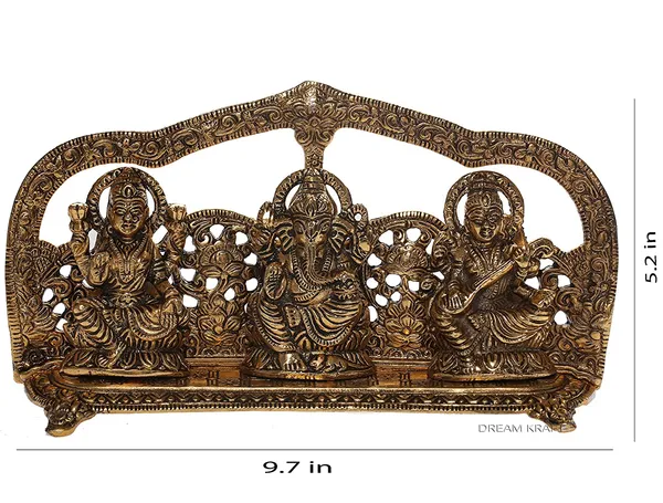 Metal_Gold_Plated_Lakshmi_Saraswati_Ganesh_for_Puja_and_Festive_Decoration