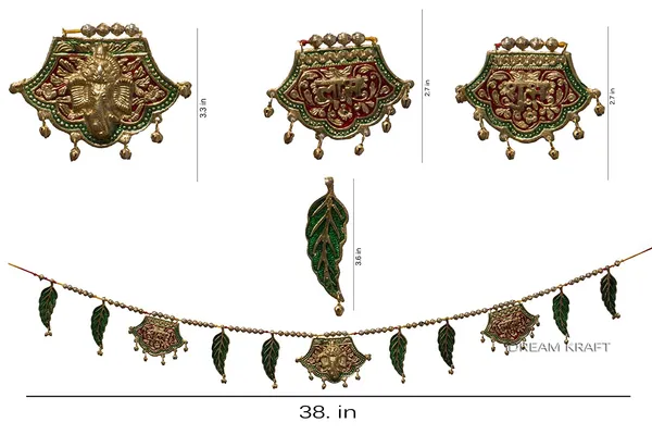 Metal_Door_Hangings_Toran_Bandarwal_for_Home_Dv??cor_and_Gift_Purpose_(142_X9.5_cm)