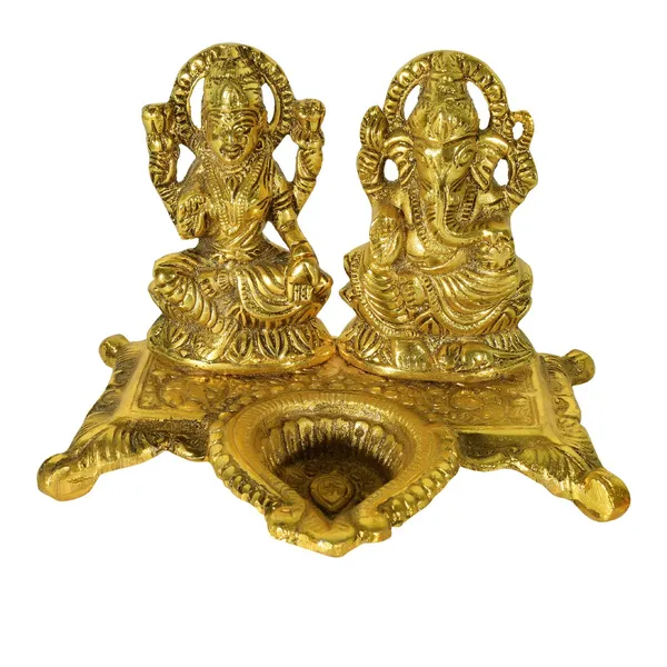 Metal_Laxmi_Ganesh_with_Deepak_for_Home_Dv???vO?cor