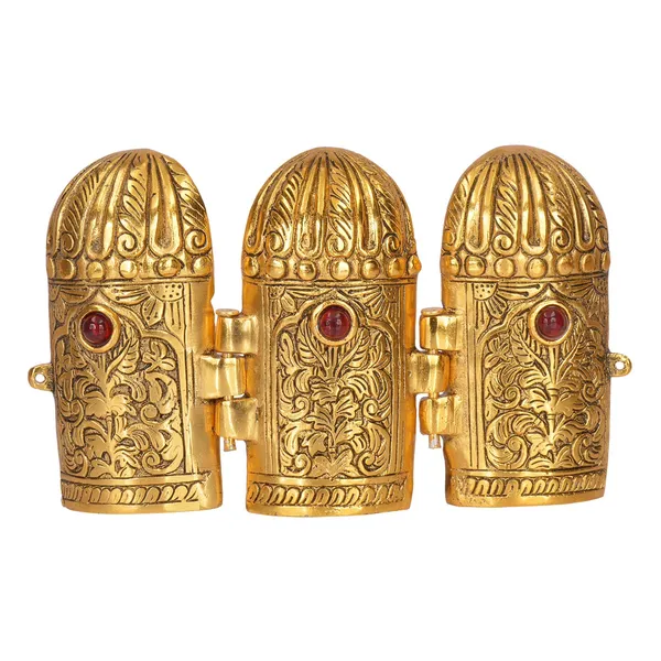 DreamKraft_Folding_Ram_Darbar_Metal_Showpiece,_Gold_Colour