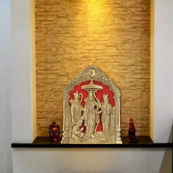 DreamKraft_Aluminium_Ram_Darbar_Framed_Showpiece,_Gold