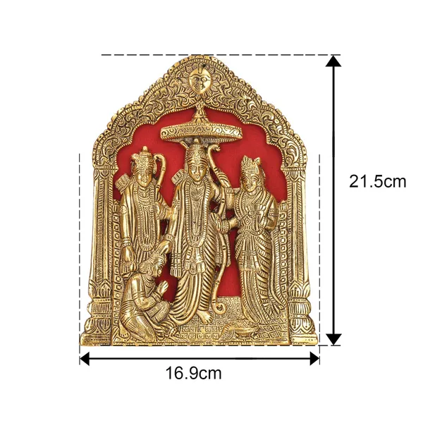DreamKraft_Aluminium_Ram_Darbar_Framed_Showpiece,_Gold