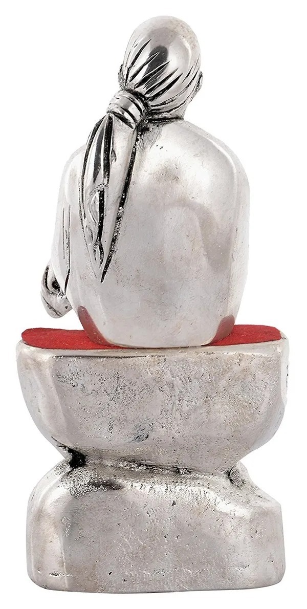 DreamKraft_Metal_Sai_Baba_Seated_Showpiece,_Silver