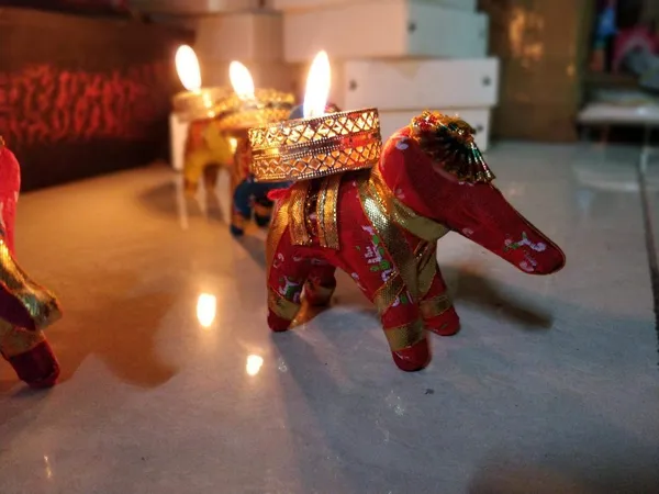 handicrafted_Parag_rakhi_Designer_Christmas_Wax_Candle_(Normal)_,Wax