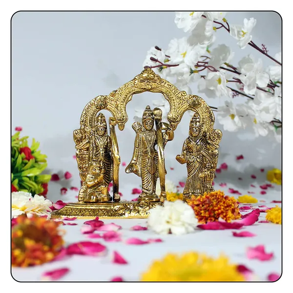 DreamKraft_Ram_Darbar_White-Metal_Showpiece,_Gold_Colour,_17.5_cm_High