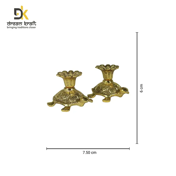 White_Metal_Gold_Finish_Tortoise_Candle_Stand_Holder_Dinner_and_Dining_Table_Showpiece_-_(Golden_-_10_x_7.5_x_6_cm)