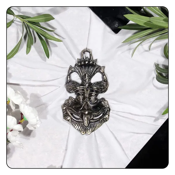 White_Metal_Wall_Mounted_Nazar_Battu_Suraksha_Kawach_Evil_Eye_Protector_Home_&_Office_Entrance_(Copper_-_16.5_x_3_x_9.5_cm)