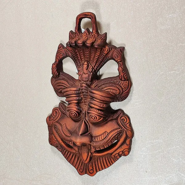 DreamKraft_Brass_Nazar_Battu_Wall_Mask,_Copper_Finish