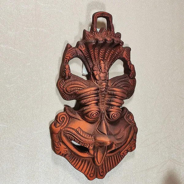 DreamKraft_Brass_Nazar_Battu_Wall_Mask,_Copper_Finish