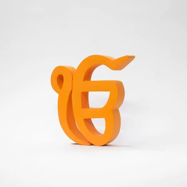 DreamKraft_Ik_Onkar_Word_Showpiece,_Orange