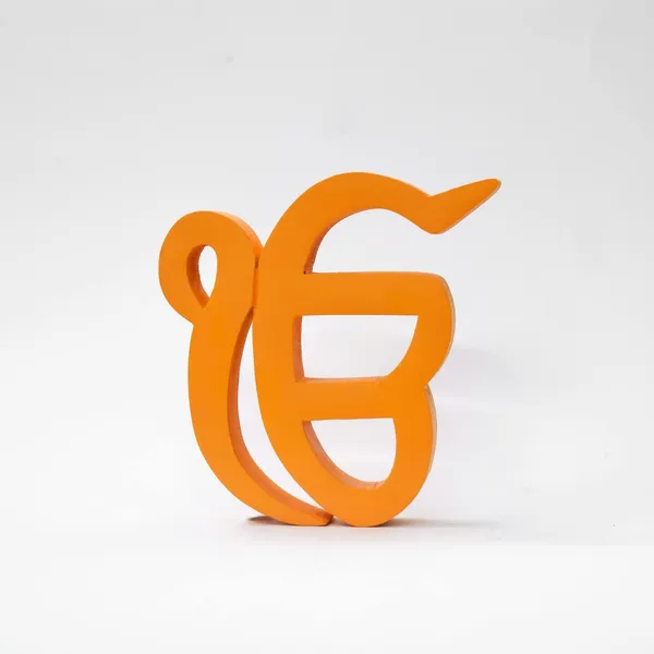 DreamKraft_Ik_Onkar_Word_Showpiece,_Orange