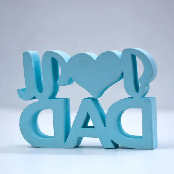 DreamKraft_I_Love_You_Dad_Word_Showpiece,_Blue