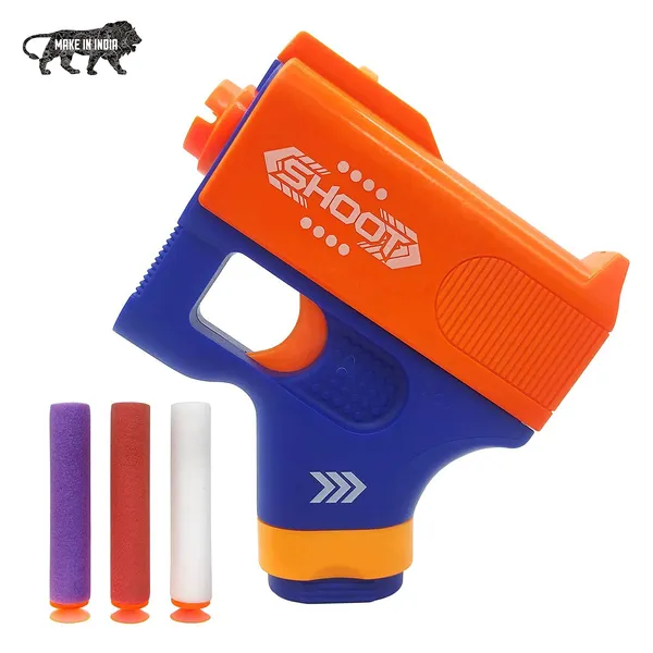 Mini_Soft_Blaster_Manual_Soft_Bullet_Shooting_Gun_Toy_with_3_Soft_Foam_Bullets_&_1_Hand_Strap_for_Darts