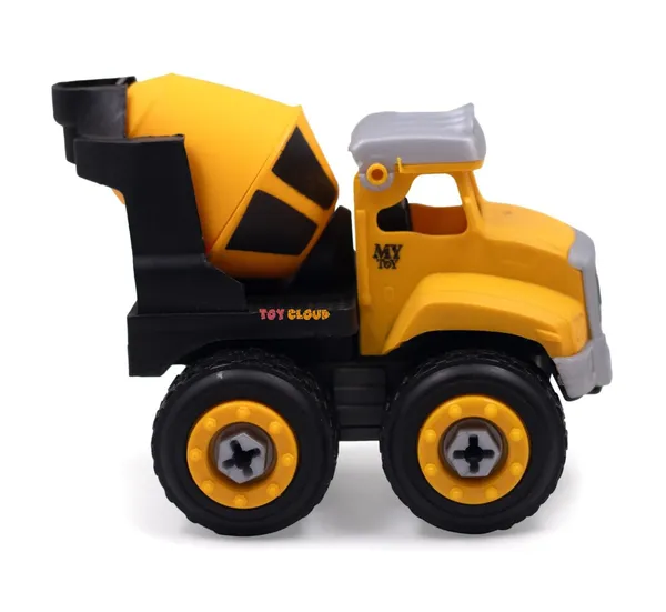 DIY_Do_It_Yourself_Construction_Vehicle_Play_Cement_Mixer_Truck_with_Screwdriver,_Unbreakable_Plastic_Assembly_STEM_Learning_Toy