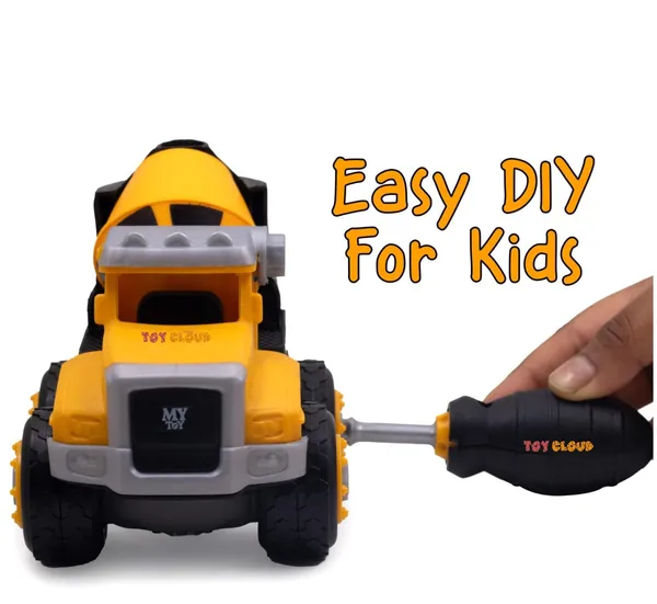 DIY_Do_It_Yourself_Construction_Vehicle_Play_Cement_Mixer_Truck_with_Screwdriver,_Unbreakable_Plastic_Assembly_STEM_Learning_Toy
