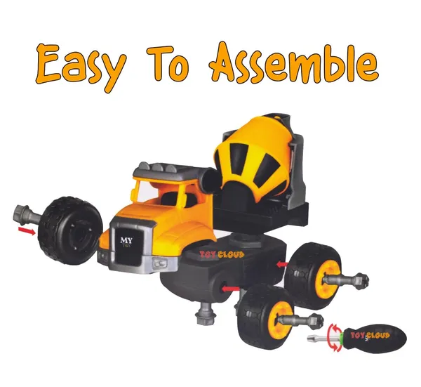 DIY_Do_It_Yourself_Construction_Vehicle_Play_Cement_Mixer_Truck_with_Screwdriver,_Unbreakable_Plastic_Assembly_STEM_Learning_Toy